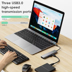BYL-2319 5 in 1 USB-C / Type-C to USB3.0+USB-C / Type-C+HDTV Multi-function Docking Station — view 4
