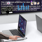 BYL-2319 5 in 1 USB-C / Type-C to USB3.0+USB-C / Type-C+HDTV Multi-function Docking Station — view 6