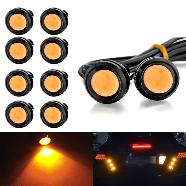 10pcs 23mm 1.5W DC12V Motorcycle Eagle Eye Light Double Lens Strobe Light — view 12