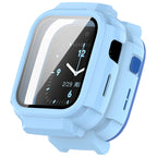 PC + Tempered Film Integrated Watch Protective Case