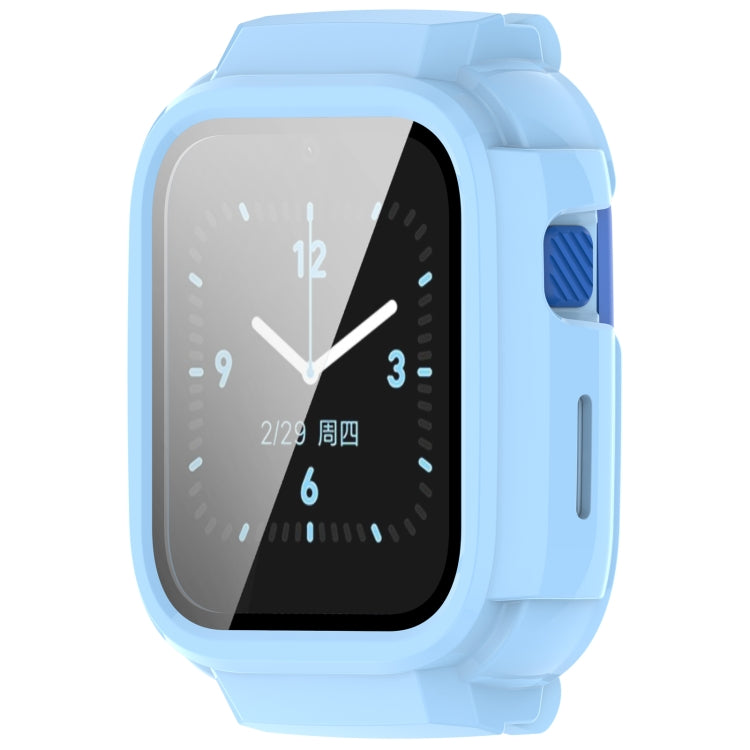 PC + Tempered Film Integrated Watch Protective Case — For Xiaomi Mibro Smart Kids Watch T6C