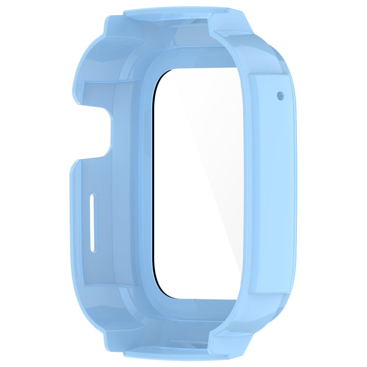 PC + Tempered Film Integrated Watch Protective Case — Transparent