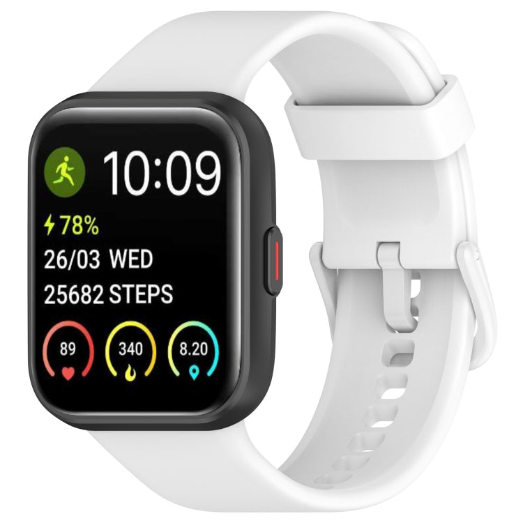 Solid Color Silicone Watch Band — Orange