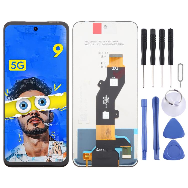 OEM LCD Screen with Digitizer Full Assembly — For Tecno Pova 6 Neo
