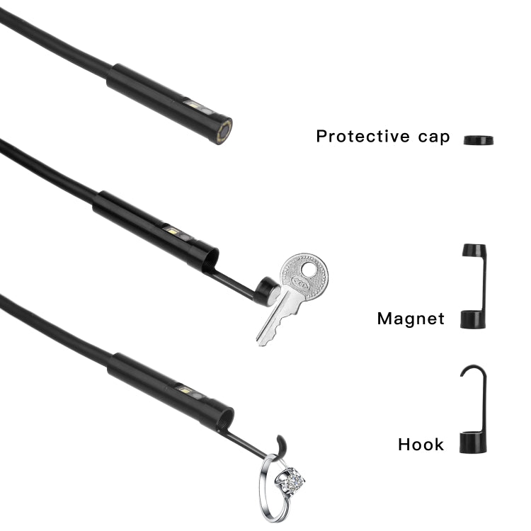 F280 1080P IP68 Waterproof Dual Camera WiFi Digital Endoscope