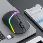 iMICE G902 Bluetooth Dual Mode 6-Key Silent Wireless Gaming Mouse
