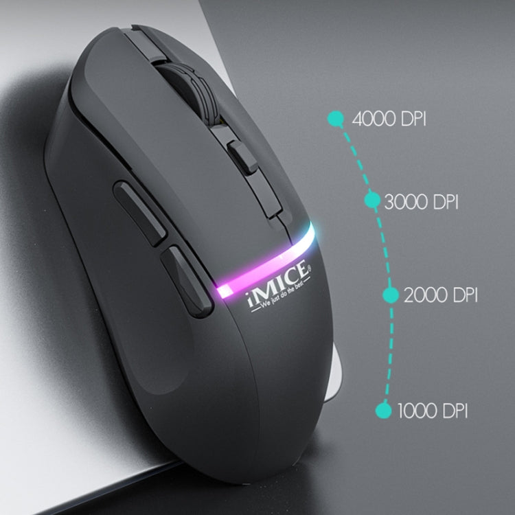 iMICE G902 Bluetooth Dual Mode 6-Key Silent Wireless Gaming Mouse