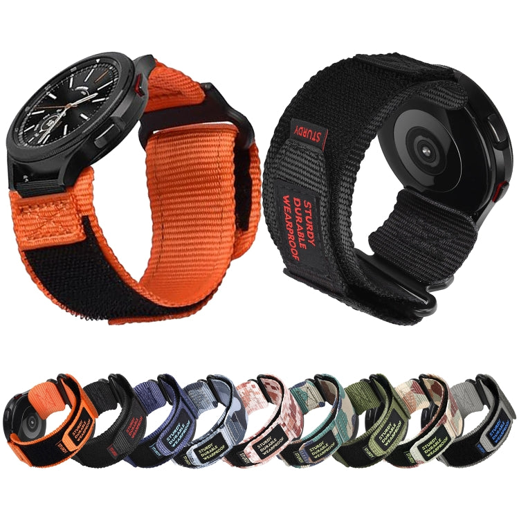 Nylon Canvas Hook And Loop Fastener Watch Band