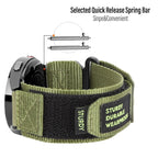 Nylon Canvas Hook And Loop Fastener Watch Band