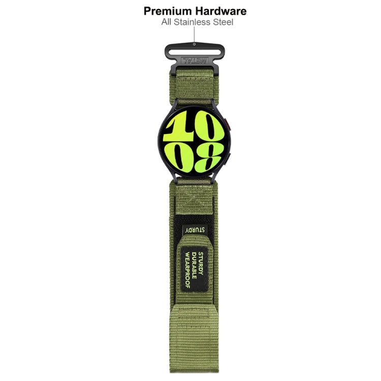 Nylon Canvas Hook And Loop Fastener Watch Band