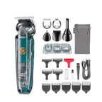 VGR V-102 6 in 1 USB Transparent Digital Display Professional Hair Clipper Set — view 2