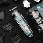 VGR V-102 6 in 1 USB Transparent Digital Display Professional Hair Clipper Set — view 6