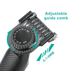 VGR V-360 5W USB Digital Display Electric T-shaped Shaver — Green