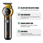 VGR V-989 5W USB Digital Display Gradient Trimming Hair Clipper — view 3