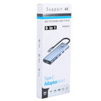 BYL-2410 9 in 1 Type-C to USB Multi-function Docking Station — view 3