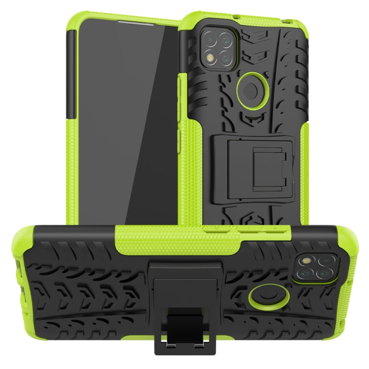 Tire Texture Shockproof TPU + PC Protective Case with Holder, For Alcatel 3L (2020)