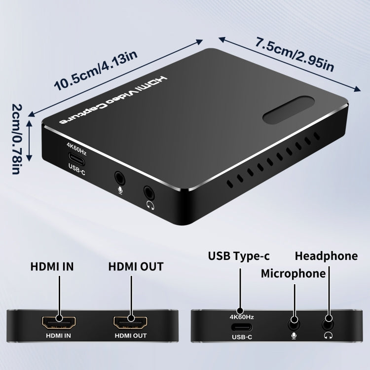 NK-A20 USB3.2 4K HDMI HD Video Capture Card — view 3