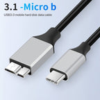 USB-C / Type-C 3.0 to Micro B Mobile Hard Disk Adapter Cable — view 4