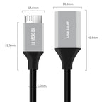 USB 3.0 A Female to Micro B Mobile Hard Disk Adapter Cable — 0.2m