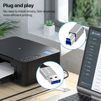 USB 3.0 A Male to USB-B Square Interface Printer Data Transmission Adapter Cable — view 7