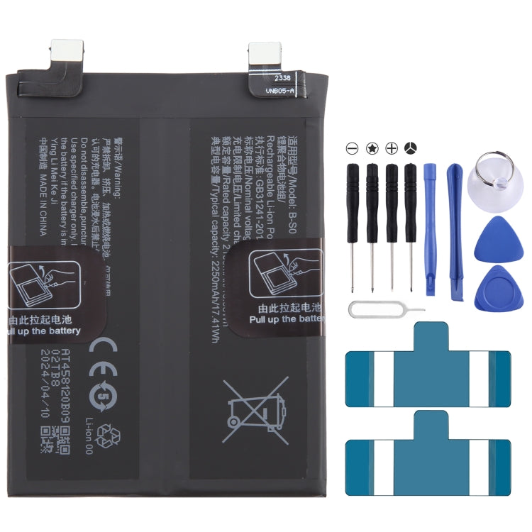 Li-Polymer Battery Replacement — For vivo Y52s t1 V2054A B-O8 5000mAh