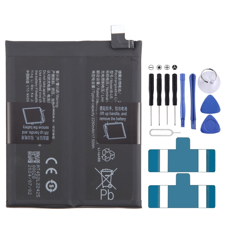Li-Polymer Battery Replacement — For vivo iQOO Neo6 B-U6 4700mAh