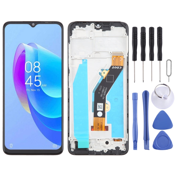OEM LCD Screen Digitizer Full Assembly With Frame — For Tecno Spark 9 Pro KH7 KH7n