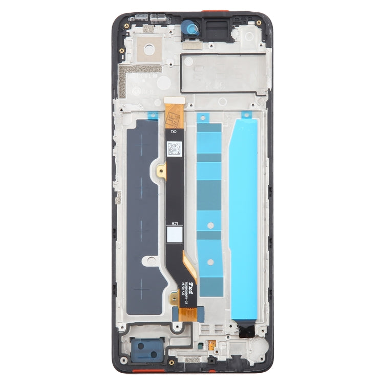OEM LCD Screen Digitizer Full Assembly With Frame — For Tecno Spark 20C BG7n