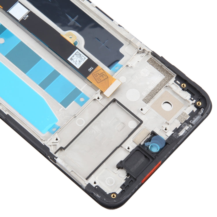 OEM LCD Screen Digitizer Full Assembly With Frame — For Tecno Spark 10C KI5k