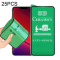 25 PCS 9D Full Screen Full Glue Ceramic Film