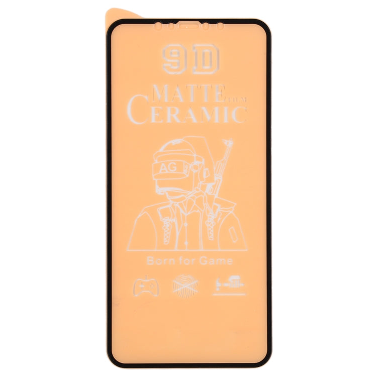 9D Full Screen Full Glue Frosted Ceramic Film, For iPhone 12 mini — For iPhone 12 / 12 Pro