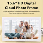 15.6 inch IPS Screen Digital Cloud Photo Frame Wall Mounted LED Advertising Machine