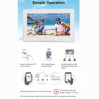 15.6 inch IPS Screen Digital Cloud Photo Frame Wall Mounted LED Advertising Machine