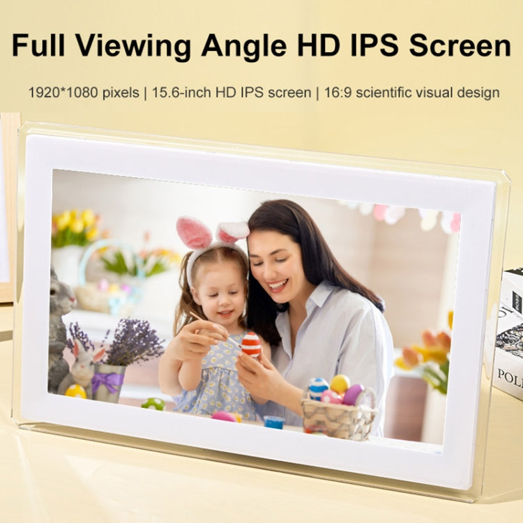 15.6 inch IPS Screen Digital Cloud Photo Frame Wall Mounted LED Advertising Machine