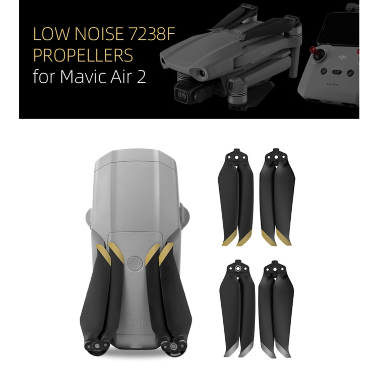 Sunnylife 7238F-1 For DJI Mavic Air 2 Low Noise Quick-release Propellers