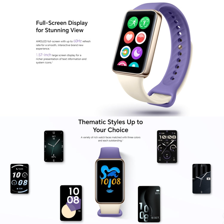 1.57 inch AMOLED Screen, Support Heart Rate / Blood Oxygen / Sleep Monitoring, NFC Version