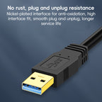 USB 3.0 Male To USB 3.0 Male Double End USB Cable — 0.6m