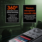 S7 HD Color Screen Smart Noise Reduction Voice Recorder