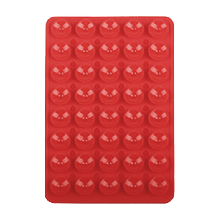 Mobile Phone Silicone 40 Double Side Suction Cup Back Stickers — Black