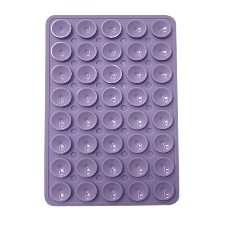 Mobile Phone Silicone 40 Double Side Suction Cup Back Stickers — Light Blue