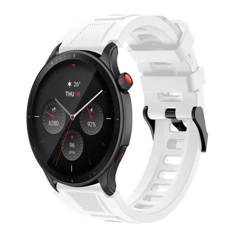 Sports Style Steel Buckle Silicone Watch Band