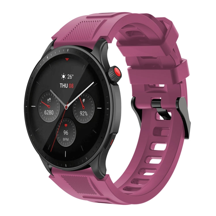 Sports Style Steel Buckle Silicone Watch Band