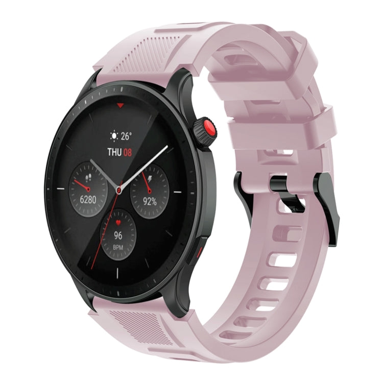 Sports Style Steel Buckle Silicone Watch Band