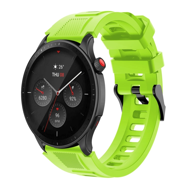 Sports Style Steel Buckle Silicone Watch Band