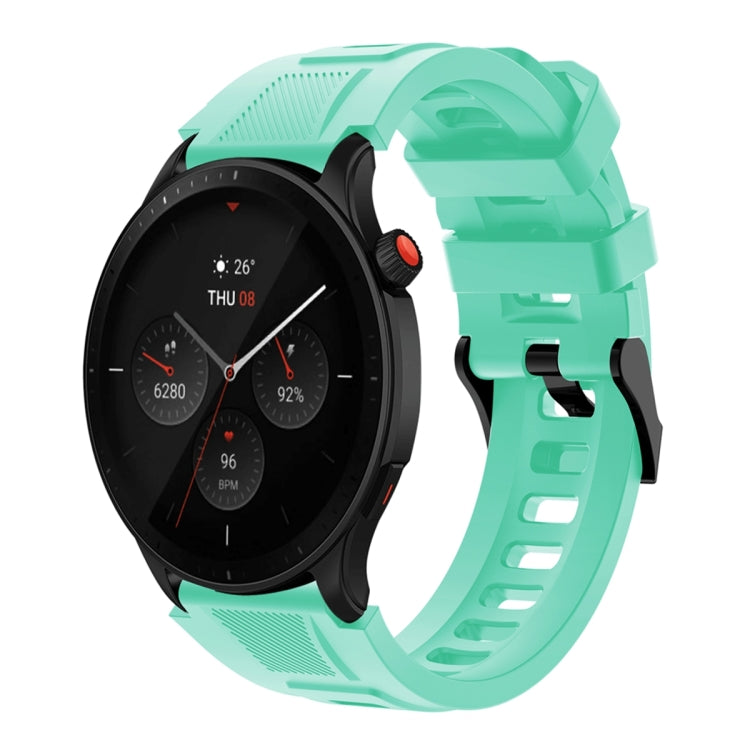 Sports Style Steel Buckle Silicone Watch Band