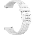 Color Buckle Liquid Silicone Strap — White