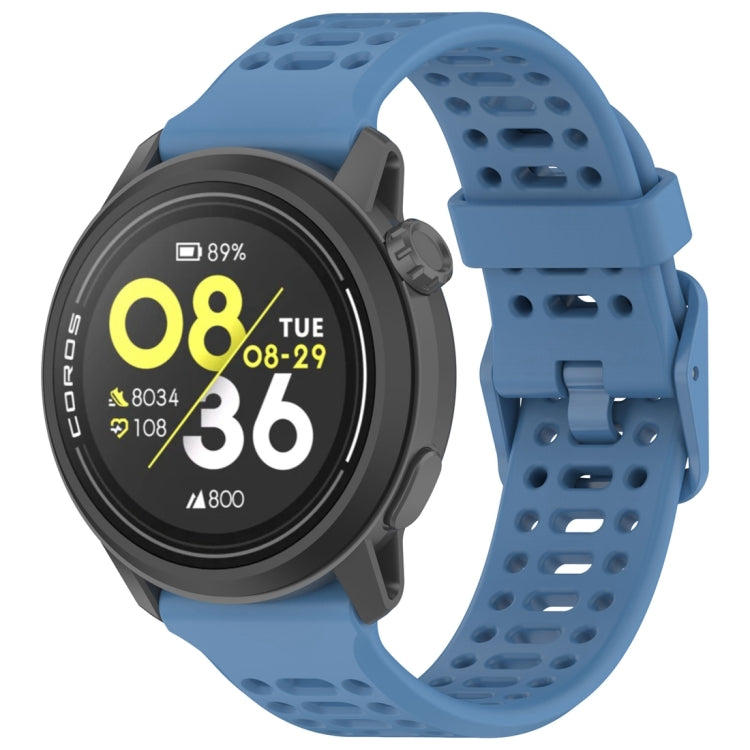 Color Buckle Liquid Silicone Strap — Black Grey