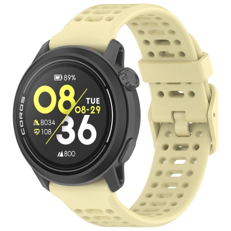 Color Buckle Liquid Silicone Strap — Sand Pink