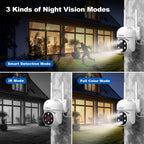 SriHome SH061 2MP 2.4G WiFi AI Humanoid Tracking Infrared Night Vision Camera