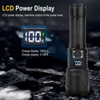 S2301 30W White Laser Wick 1000LM Telescopic Zoom LED Flashlight — view 13